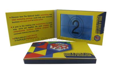 China Full colors LED Video Brochure Card , graduations / birthday parties video booklet for sale