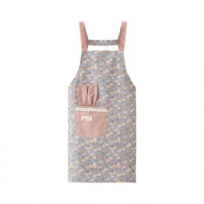 China Eco-friendly Waterproof 2023 new hot sale customizable logo apron factory made fashionable versatile waterproof kitchen apron for sale