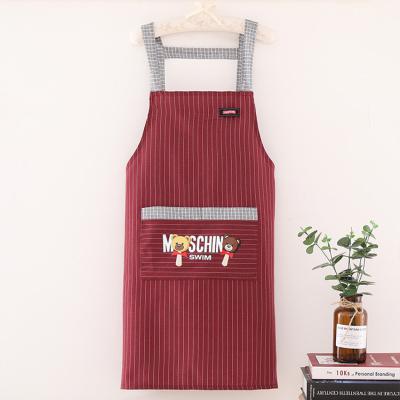 China Eco-friendly Waterproof Anti-fouling apron Women's apron kitchen household adult work kitchen supplies fashion fashion cute wholesale for sale