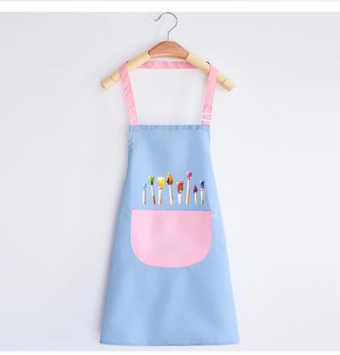 China Eco-friendly Waterproof Custom Cute children apron Cleaning Apron Children Kitchen Cooking children colorful apron for sale