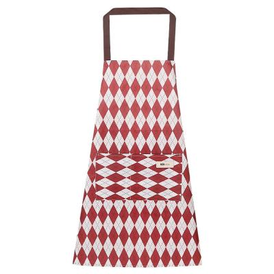 China Eco-friendly Waterproof PVC waterproof kitchen high quality aprons for women and ladies for sale