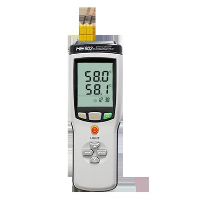 China 2 Channels Thermocouple Thermocouple Data Logger Handheld Support K, J, E, T, N, S, R, S Type Thermocouple 187mm*73mm*53mm for sale