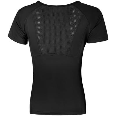 China Antibacterial Fitness Shirts Women Cool Dry Short Sleeve T-shirts Workout Base Layer Sport Shirts for sale