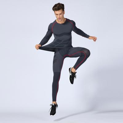 China Cool Dry Mens Compression Pants Soccer Football Baselayer Sports Training Gaiters Antibacterial for sale