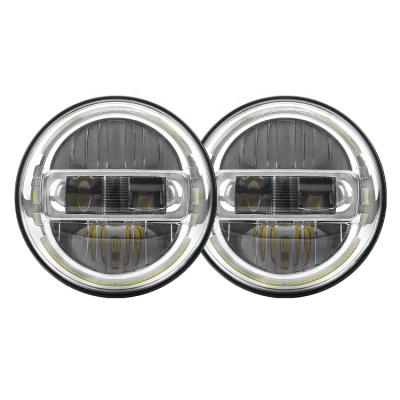 China ASEND King Kong 7inch 60w 12v led headlight with adapters for Jeep Wrangler Jl Jk CJ 7 inch for sale