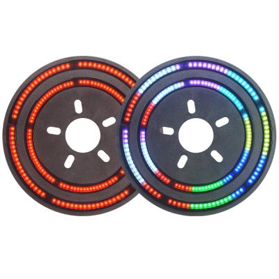 China Brake+ RGB Ring Wholesale Dual Ring RGB Remote Control Rear Led Spare Tire Lights With Brake Signal For Jeep JK 2007-2017 For JL 2018-2020 for sale