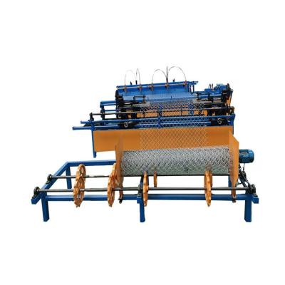 China Building Material Stores Factory Price Mesh Weaving Single Wire Link Chain Fence Making Machine for sale