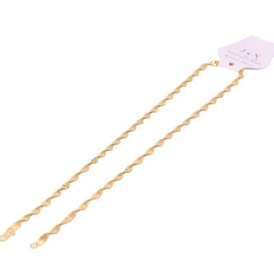 China FASHIONABLE Jewelry Women's Necklace Chain Wave Banquet Water Outlet Factory Necklace for sale