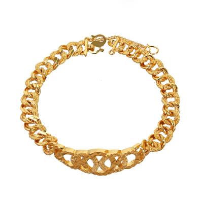 China Fitted With Safety Tail Chain Customized Bracelet Women Slap Jewelry Canton Woman Chain Bracelet for sale