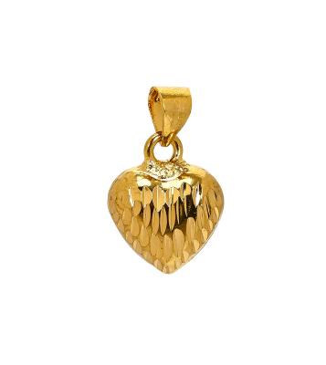 China IPG Technology Plating Lasts And Does Not Fade Wholesale Gold Heart Pendant Charms For Jewelry Making Necklace for sale