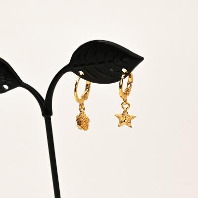 China FASHIONABLE wholesale earrings shape 18k gold plated jewelry finding earrings for jewelry making for sale