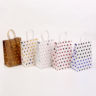 China Each of 120g paper gold stamping clothing handbag stain gift shopping cowhide paper bag general gift bag package for sale