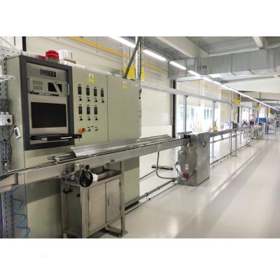 China Hot selling wire coated fiber optic cable production line for buffer 0.9mm tensioned cable 0.6mm for sale