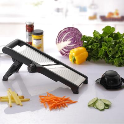 China High Efficient Food Prep Adjustable Slicer Sustainable Mandoline Slicer Stainless Steel Slicer Vegetable Kitchen Tableware for sale