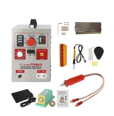 China energy & Mining 3.2KW SUNKKO 709AD battery spot welder with HB-70B welder pen for 18650 spot welding machine for sale