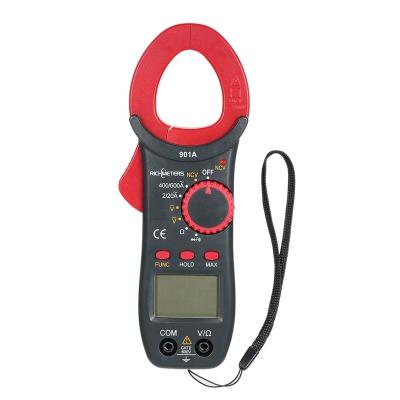 China RM901A Digital Flange Current Auto Voltage Multimeter Clamp Resistance Capacitance Tester 185*100*40mm for sale