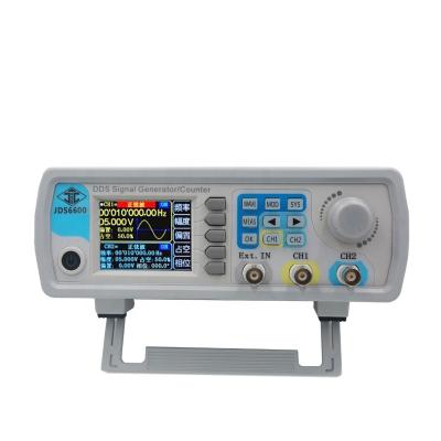 China JDS6600 60MHz Digital Control DDS Function Signal Generator Sine Waveform Plastic Dual Channel Arbitrary Frequency Meter for sale