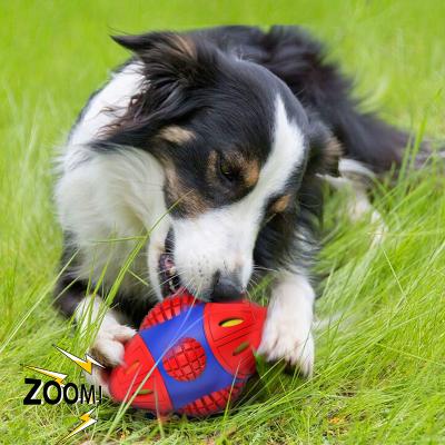 China Viable Squeaky Dog Toys for Aggressive Chewers: Puppy Chew Rubber Ball with Squeaker Dog Toy Rubber for sale