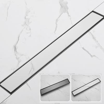 China Modern Bathroom Invisible Linear Drain Linear Drain Stainless Steel Anti-odor Plant Floor Drain Linear Shower Drain for sale