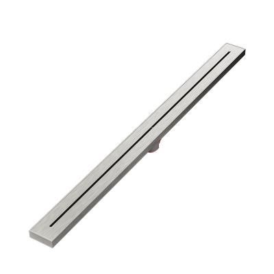 China New Modern SUS304 Stainless Steel Linear Invisible Long Floor Drain 55*400/600/800MM For Bathroom Hotel for sale