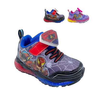 China EVA Kids Sports Running Shoes Carton And Blast Mesh And Printing With Patch Rubber Lightweight Children's Sports Shoes For Boys for sale