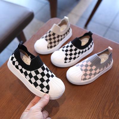 China Size Quality Breathable Sneakers For Girls Kids Shoes Boys Skateboard Non-slip Breathable Sports Shoes Shoes For Boy And Girl for sale