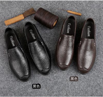 China Breathable Genuine Leather Comfortable And Stylish Shoes For Fashion Men Loafers Anti Slippery Durable Shoes for sale