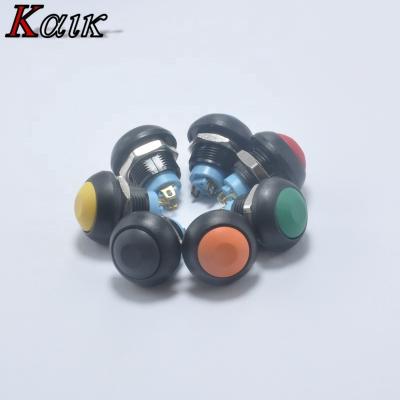 China Plasitc 50pcs Momentary SPST NO Red Push Button 2A/36Vdc for sale