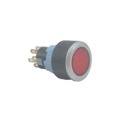 China Plastic Red Head Momentary Push Button Switch for sale