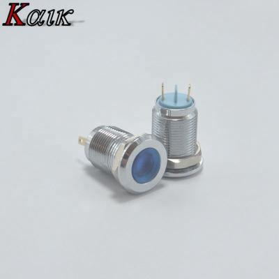 China The waterproof stainless steel 12mm 12v LED warning light for sale