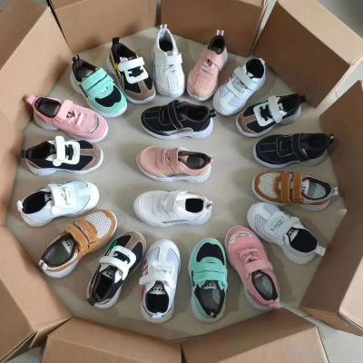 China Fashion trend bulk wholesale used children's casual shoes 0-3-6 years old mixed type of shoes, non-slip soft sole shoes for boys for sale