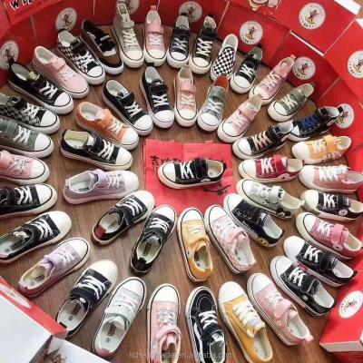 China Wholesale fashion trend canvas shoes 2020 trend design cheap prices mixed style kids breathable sneakers for kids for sale