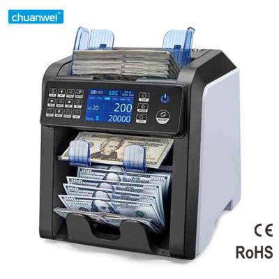 China EURO 2 CIS Denomination Money Counter Mix Value Note Counting Machine ODM for sale