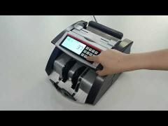 Back Loading Money Counting Bill Counter Machines AL-6000 INR With Fake Note Detector  LCD