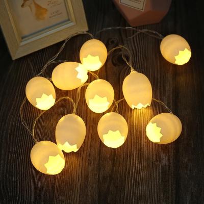 China Festival Stuff 1.5M Easter Led Light String Broken Egg Shell Egg Lamp Home Children's Bedroom Decoration Easter Party Decoration for sale