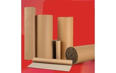 China 110gsm 220gsm Corrugated Cardboard Rolls Corrugated Pads For Packaging for sale