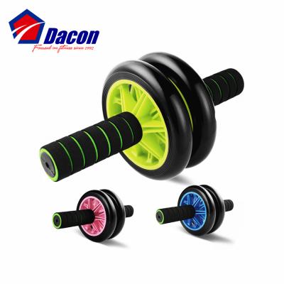 China Indoor Dacon ab wheel roller for body strength gym pulley exercise wheel for sale