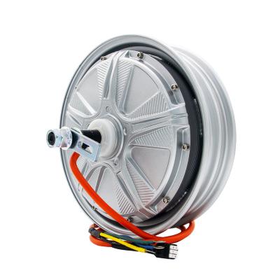 China Waterproof IP67 10inch 110N.m Drum Brake Hub Motor For Electric Scooter Moped Motorcycle for sale