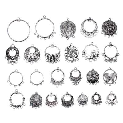 China Style factory direct sales alloy delicate hollow-carved delicate metal earrings accessories for sale