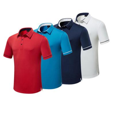 China QUICK DRY Mens Golf Summer Sleeve Outdoor Sports Casual Short Sweat Tops Wicking Solid Color Golf Shirt Polo Shirt for sale