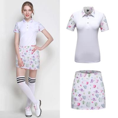 China QUICK DRY Golf Apparel Casual T-shirt Polo Cotton Women Ladies Girls T-shirt Quantity Polyester Customized for sale