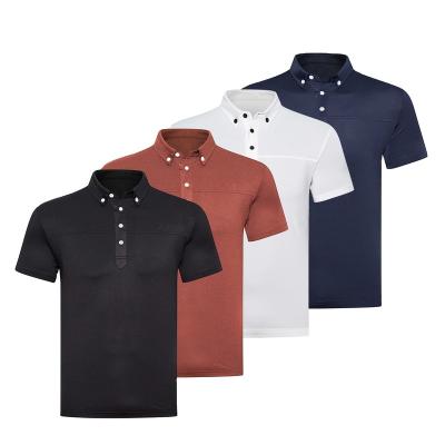 China 2021 Custum Logo QUICK DRY Superior High Quality Fit Polyester Spandex Fabric Embroidery Polo Quick Dry Men Golf Shirt for sale