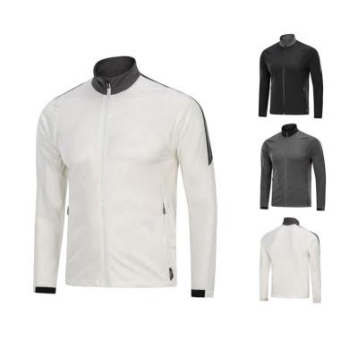 China QUICK DRY Mens Outdoor Sports Golf Running Wear Breathable Wholesale Anoraks Jacket for sale