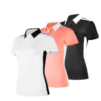 China Organic Polo Shirt Shirt Ladies Fashion Summer Casual Anti-wrinkle High Quality Thin Women's Fiber Polo Shirt for sale