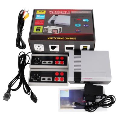 China Retro ABS Mini Console HD TV Element 1000 Games Game Player Family TV Handheld Video Game Console for sale