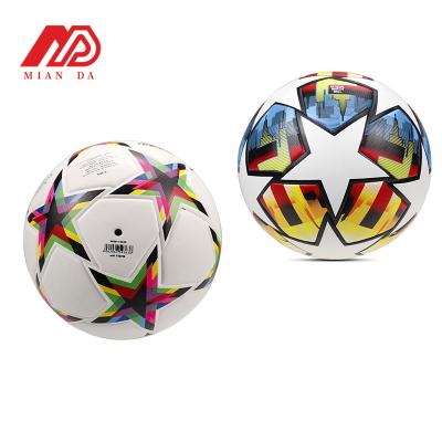 China Football Traning Factory wholesale Kids Adults PU Leather Soccer Balls Size 5 4 3 Custom Football Soccer Ball for sale