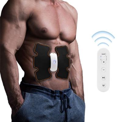 China Portable Electric DOMAS Massager Abdominal Muscle Stimulator Pad EMS Slimming Body Sculpting Fitness Machine EMS Belt Waist Trainer for sale