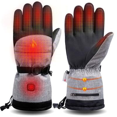 China 2020 New Men's Carbon Fiber Adjustable Heating Electric Warm Electric Heated Mitt for sale