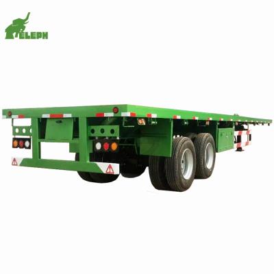 China Truck Trailer Flexi Tank For 20 Ft Container Flat Bed Semi Trailer Container Semi Trailer For Sale for sale