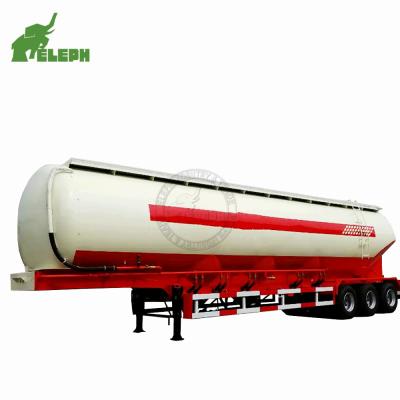 China American /Germany 13-20Tons 3 Axles Drive Ash Transport Vehicle Aluminum Cement Bulker Semi Trailer for sale